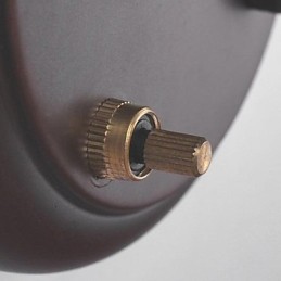 Lámpara de pared de hierro con pantalla de tela de 1 luz