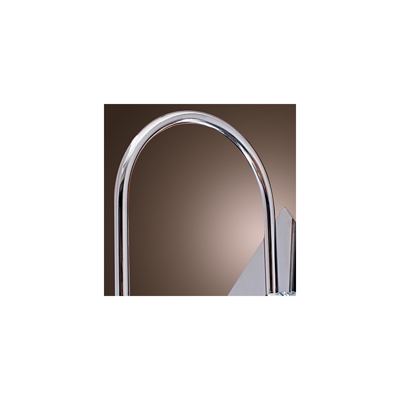 Aplique de pared con elegante gota de cristal
