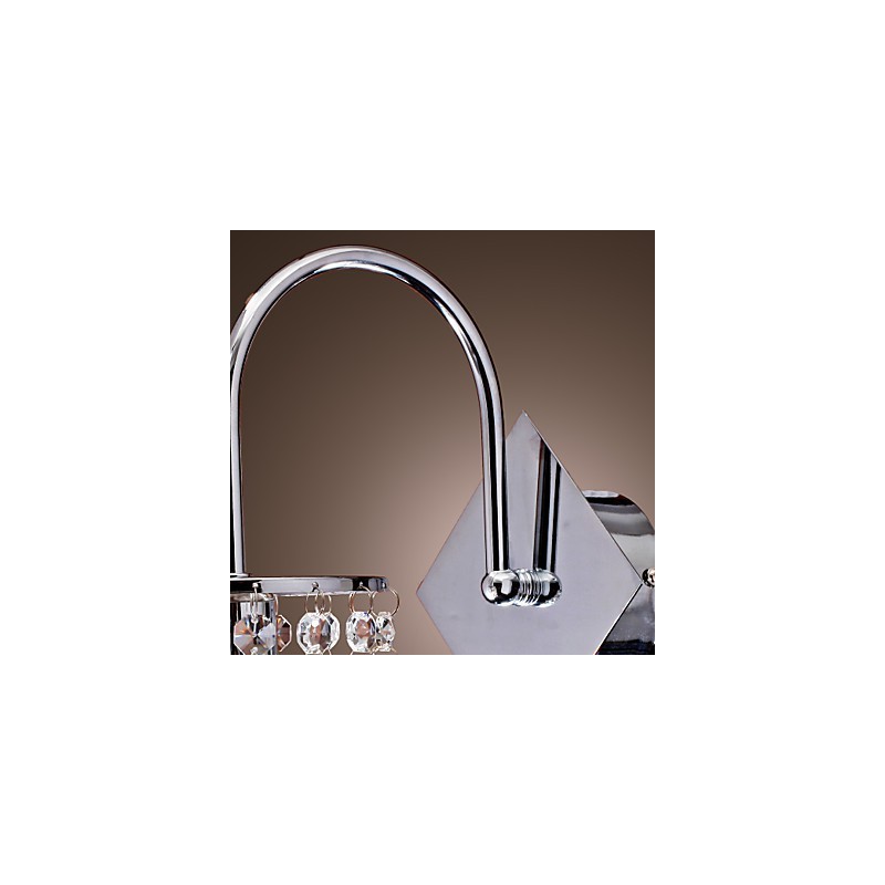 Aplique de pared con elegante gota de cristal