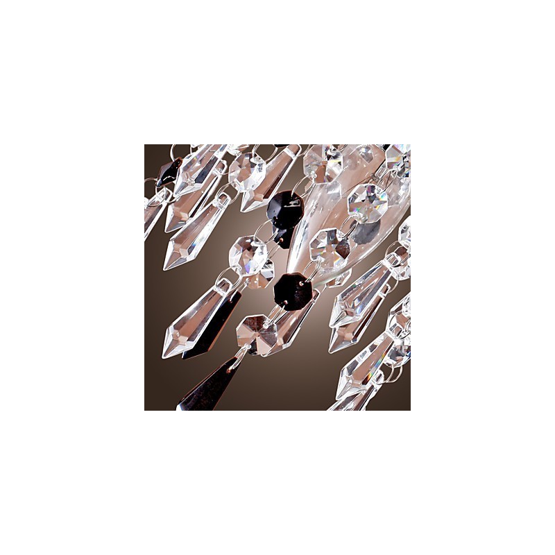 Aplique de pared con elegante gota de cristal