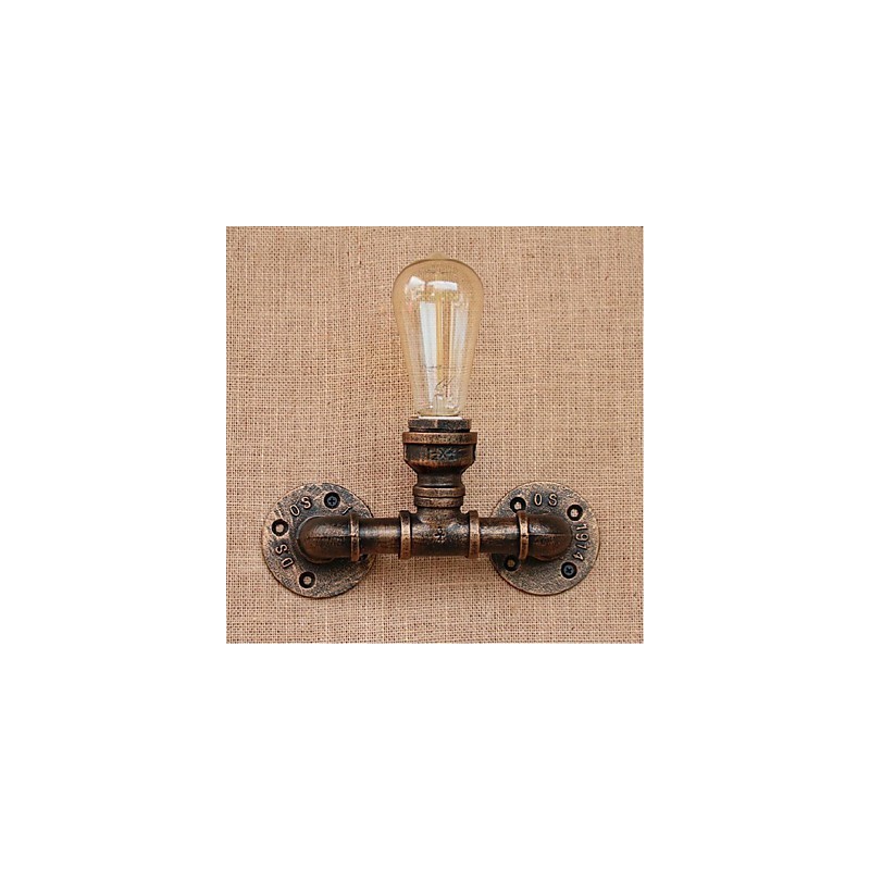 Lámpara de pared pequeña decorativa con pipa de agua sencilla y nostálgica