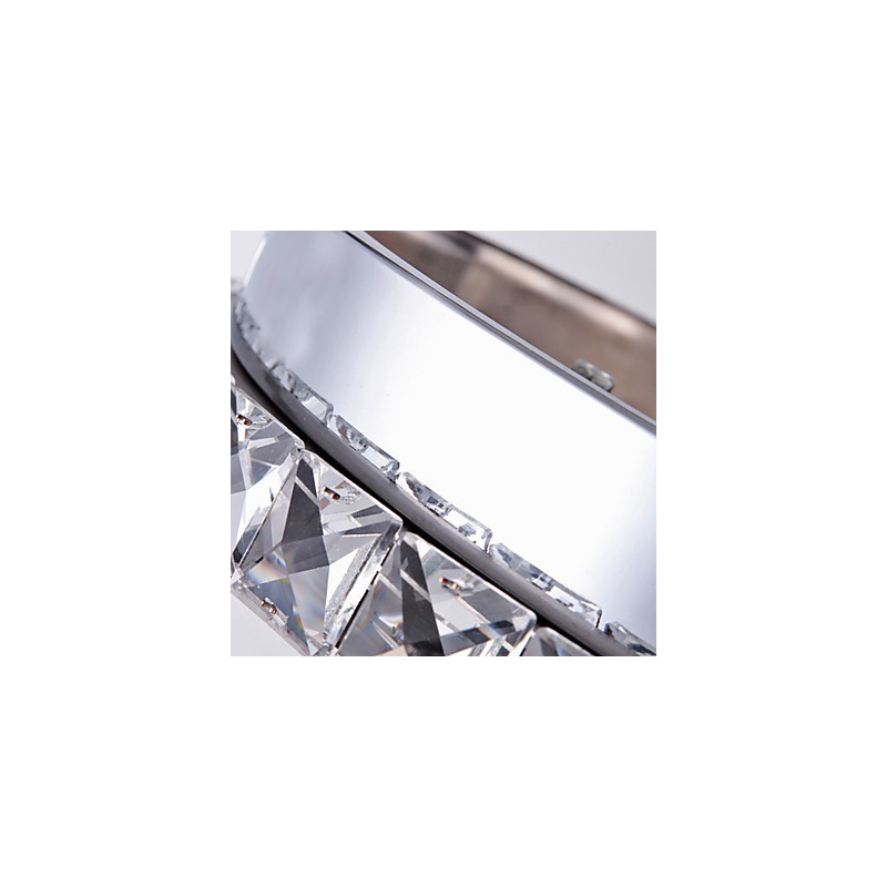 Lámpara de cristal empotrada moderna y contemporánea para sala de estar, cama, comedor, niños, metal