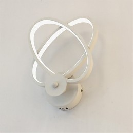 Lámpara de pared con función de pintura contemporánea moderna integrada para luz ambiental.