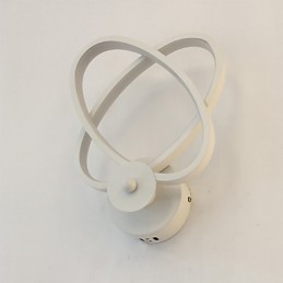 Lámpara de pared con función de pintura contemporánea moderna integrada para luz ambiental.