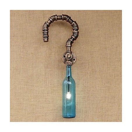 Lámpara de pared con diseño de botella de agua estilo viento industrial creativo de estilo retro americano Lámpara de pared con diseño de botella de agua estilo viento industrial creativo de estilo retro americano