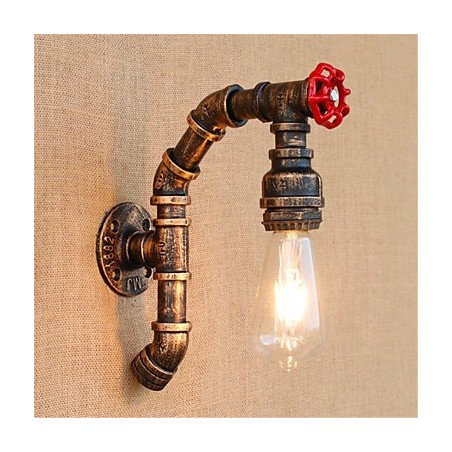 Aplique de pared de latón antiguo estilo rústico Lodge para iluminación ambiental. Aplique de pared de latón antiguo estilo rústico Lodge para iluminación ambiental.