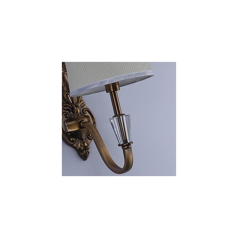 Apliques de pared con luz descendente, tradicionales, clásicos, galvanizados, con protección ocular