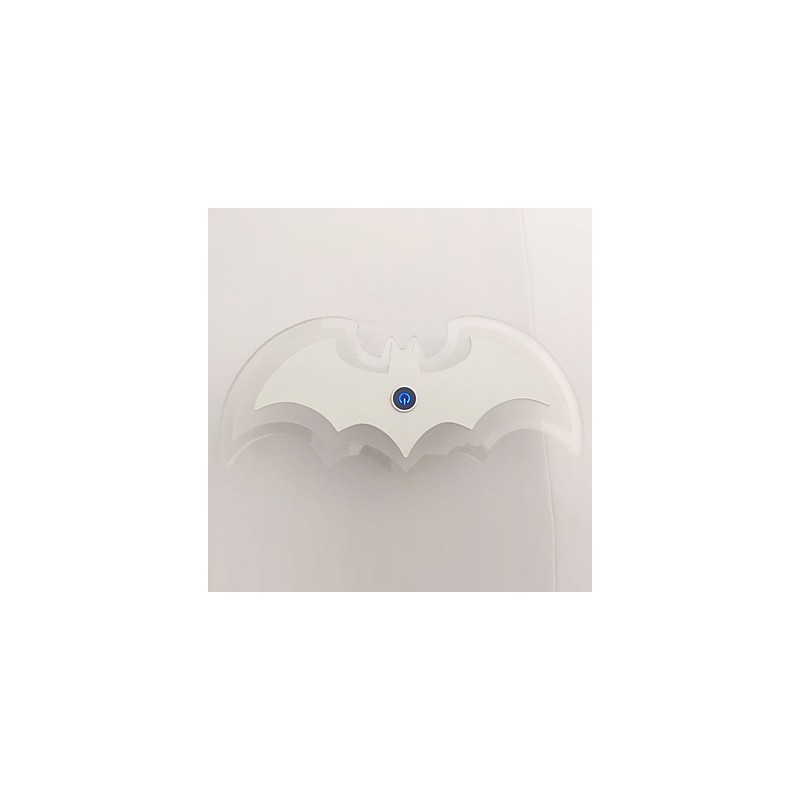 Lámpara de pared de acrílico moderna con forma de murciélago, lámpara de noche, apliques de pared, luces de pasillo