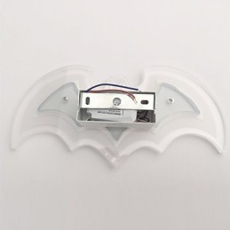 Lámpara de pared de acrílico moderna con forma de murciélago, lámpara de noche, apliques de pared, luces de pasillo