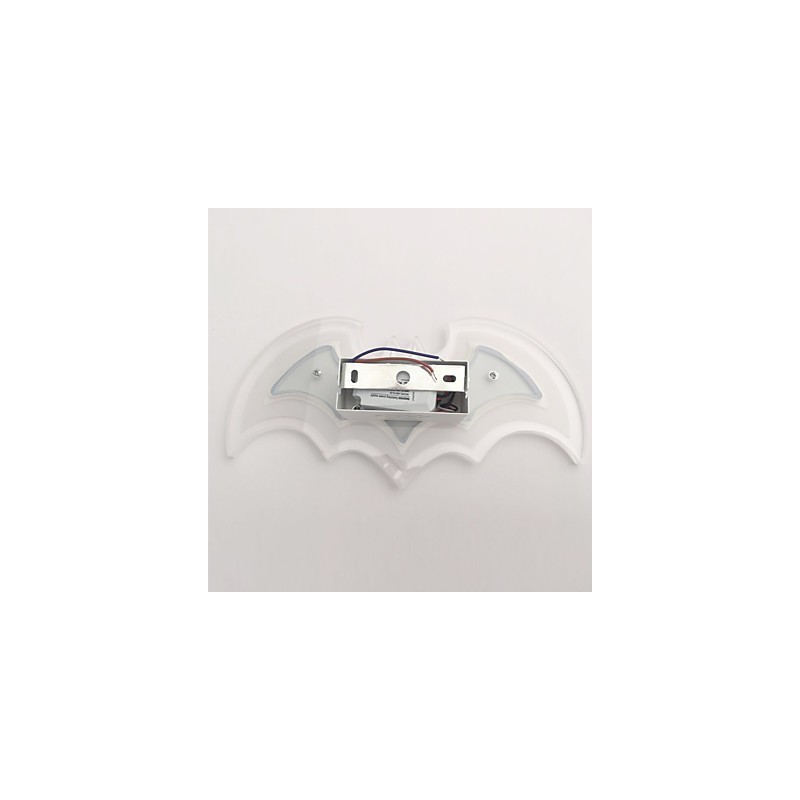 Lámpara de pared de acrílico moderna con forma de murciélago, lámpara de noche, apliques de pared, luces de pasillo
