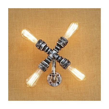 Aplique de pared con luz ambiental de brazo oscilante con pintura retro campestre Aplique de pared con luz ambiental de brazo oscilante con pintura retro campestre