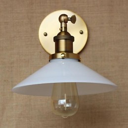 Lámpara de pared de estilo moderno, contemporáneo, estilo campestre, retro, de latón antiguo, ideal para iluminación ambiental de estilo mini.