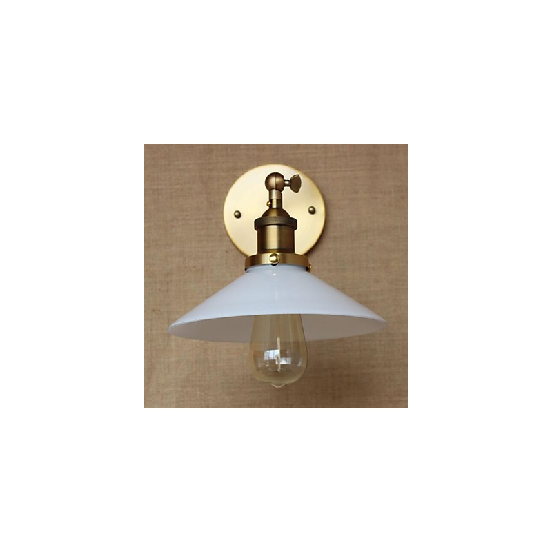 Lámpara de pared de estilo moderno, contemporáneo, estilo campestre, retro, de latón antiguo, ideal para iluminación ambiental de estilo mini.