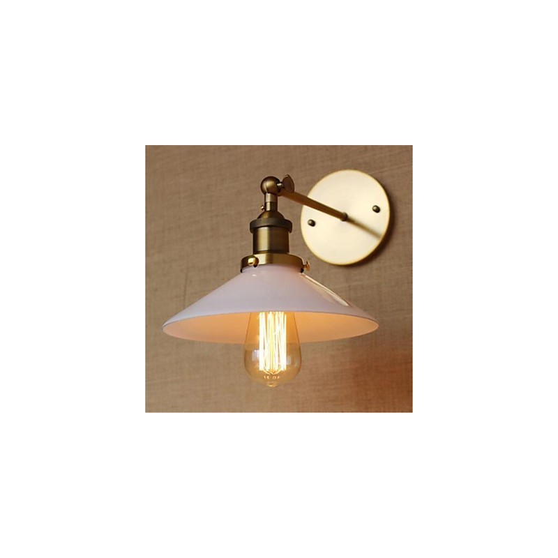 Lámpara de pared de estilo moderno, contemporáneo, estilo campestre, retro, de latón antiguo, ideal para iluminación ambiental de estilo mini.