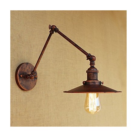 Lámpara de techo con luz ambiental de brazo oscilante estilo mini estilo cabaña rústica estilo retro Lámpara de techo con luz ambiental de brazo oscilante estilo mini estilo cabaña rústica estilo retro