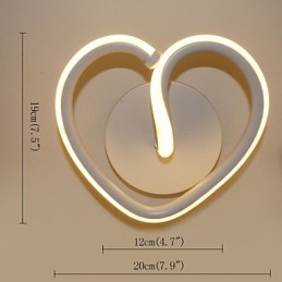 Lámpara de noche minimalista moderna para dormitorio, lámpara de pared, iluminación para balcón, pasillo, escaleras, sala de estar creativa.