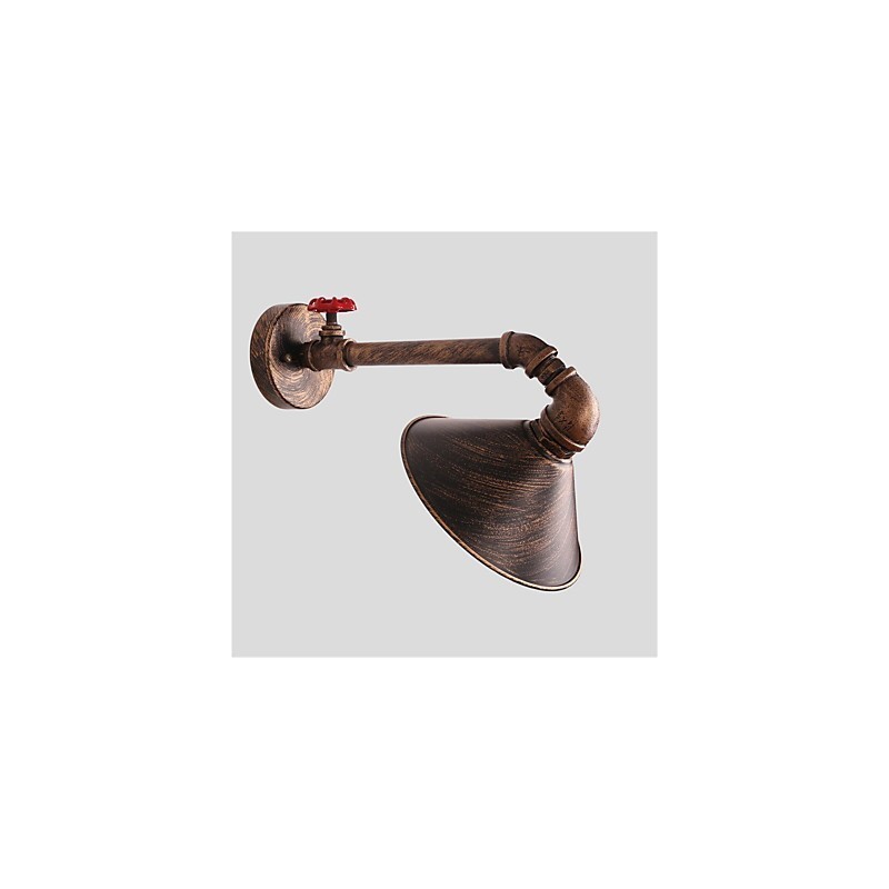 Lámparas de pared con forma de tubería de agua, estilo industrial retro, creativas, de metal, para restaurantes, cafeterías, bares, mesas de bar, apliques de pared.