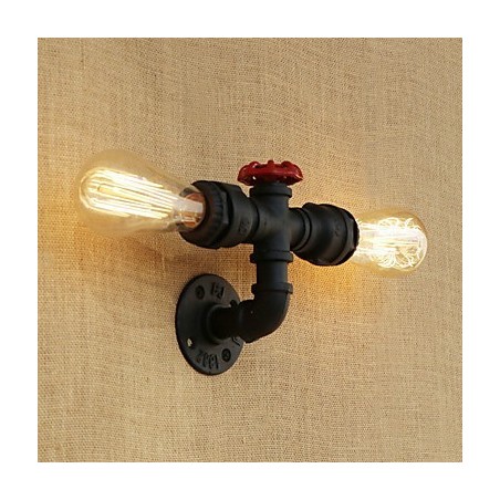 Aplique de pared con luz ambiental estilo mini con pintura retro campestre Aplique de pared con luz ambiental estilo mini con pintura retro campestre