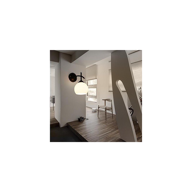Pintura de estilo rural contemporáneo moderno para pared con luz ambiental y protección ocular de estilo mini