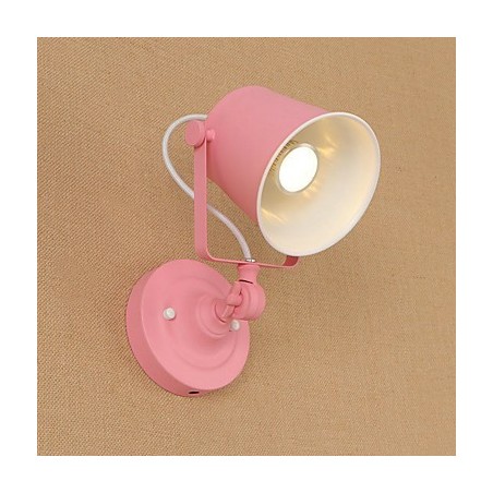 Lámpara de pared con luz descendente y protección para los ojos, ajustable, con brazo oscilante y pintura retro campestre. Lámpara de pared con luz descendente y protección para los ojos, ajustable, con brazo oscilante y pintura retro campestre.