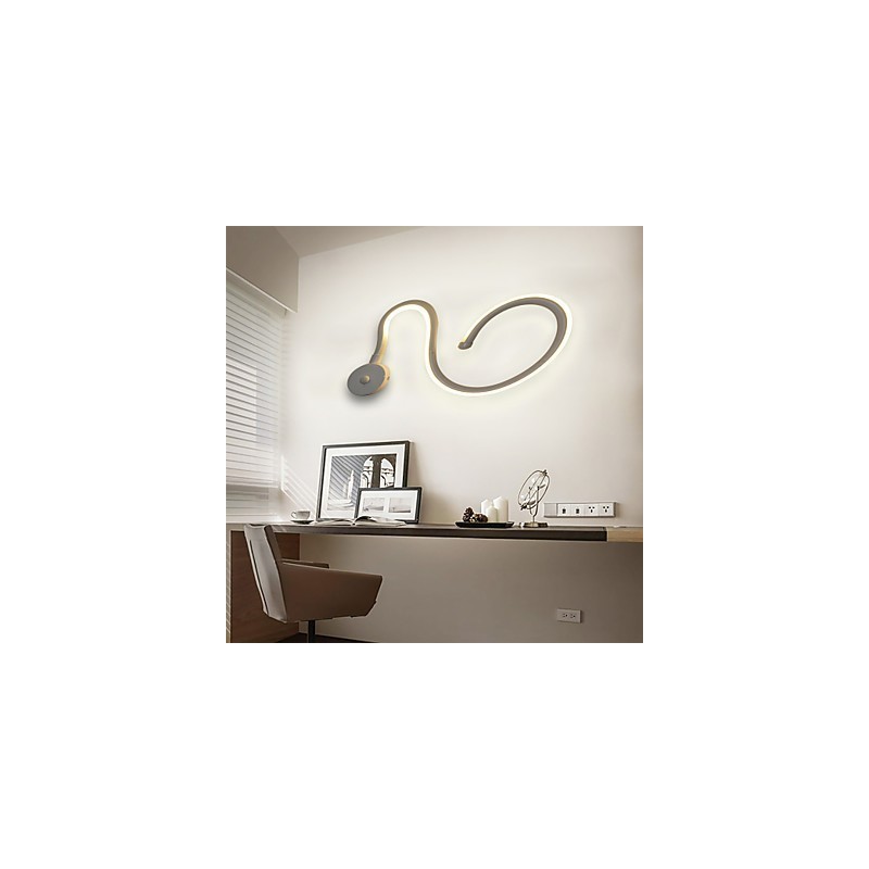 Lámpara de noche minimalista moderna para dormitorio, estudio creativo, lámpara de pared para sala de estar, pasillo, escaleras