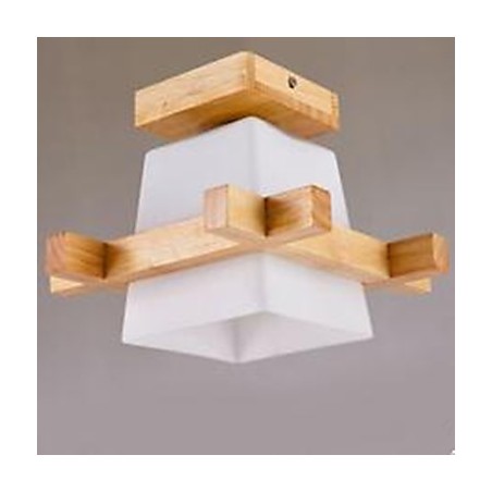 Lámpara china moderna para sala de estar, dormitorio, porche, lámpara de porche, arte de madera