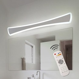 Lámpara de pared con atenuación sin electrodos, moderna, contemporánea, integrada, otras funciones para apliques de pared con luz ambiental de estilo mini.