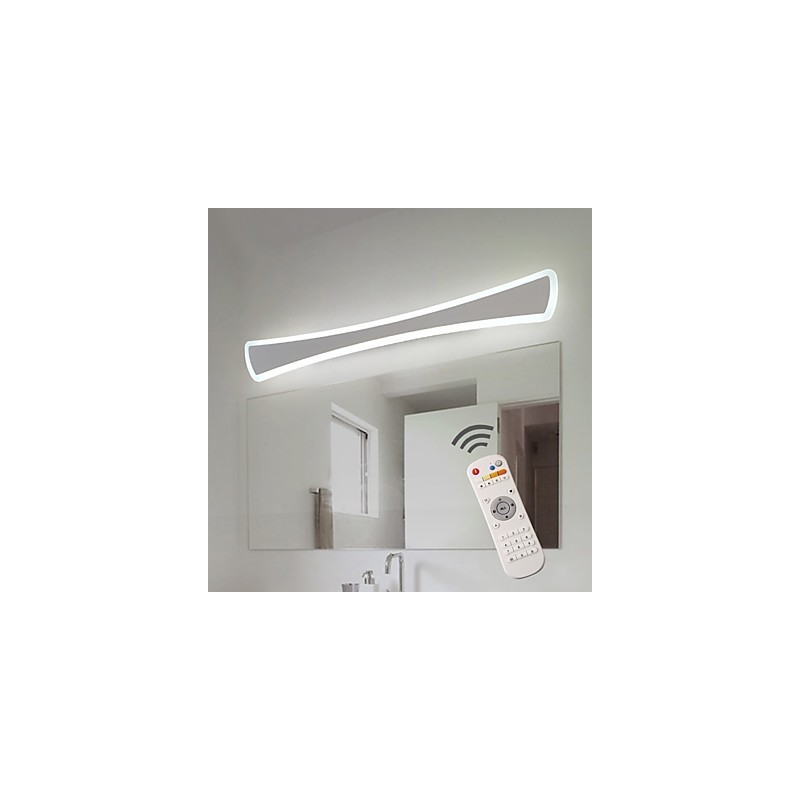 Lámpara de pared con atenuación sin electrodos, moderna, contemporánea, integrada, otras funciones para apliques de pared con luz ambiental de estilo mini.