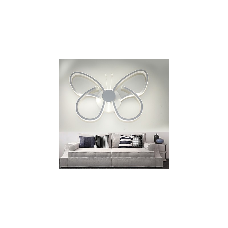 Lámpara decorativa de aluminio, lámpara de pared, sencilla, para sala de estar, pasillo, personalidad creativa, luz de cama