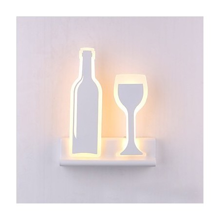 Pintura contemporánea moderna integrada para apliques de pared con luz ambiental. Pintura contemporánea moderna integrada para apliques de pared con luz ambiental.