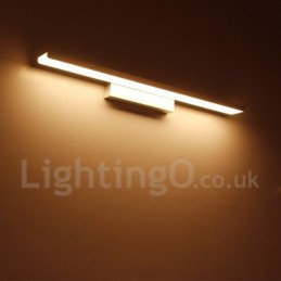 Lámpara IPMirror Luces de baño Materiales de aluminio y acrílico Luces de pared Iluminación de maquillaje
