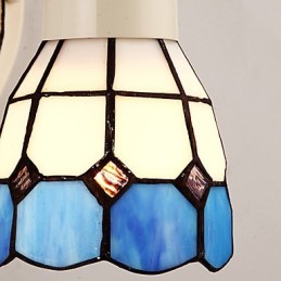 Apliques de pared con luz empotrada con pintura rústica tipo cabaña