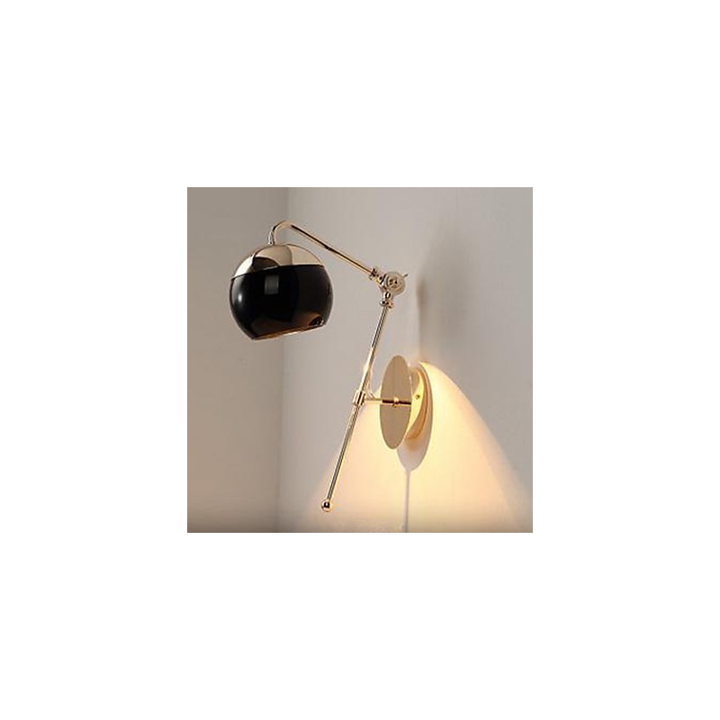 Lámpara de pared creativa minimalista moderna para sala de estar, dormitorio, estudio, lámpara de pared de diseño de vidrio.