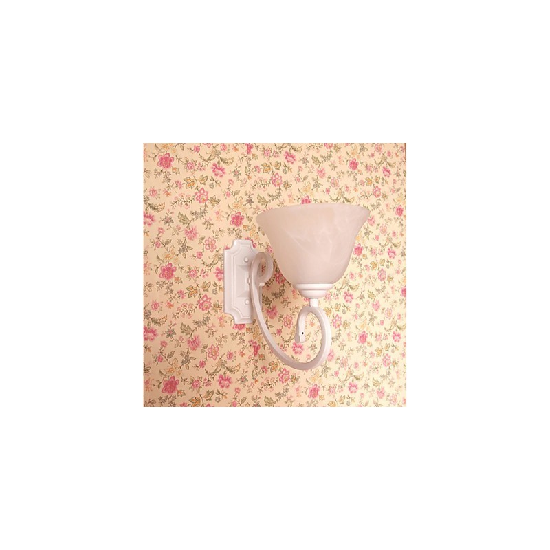 Aplique de pared con luz ambiental de brazo oscilante, pintura contemporánea moderna y sencilla