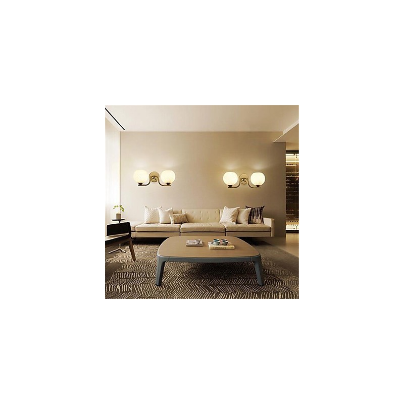 Apliques de pared con luz ambiental, protección ocular y brazo oscilante, con diseño electrochapado moderno y contemporáneo simple.