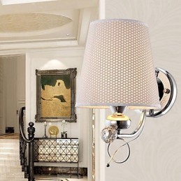 Apliques de pared modernos, contemporáneos, con iluminación ascendente y acabado galvanizado