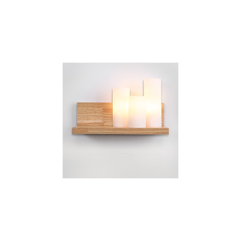 Aplique de pared con luz ambiental de estilo minimalista y protección ocular para el hogar.