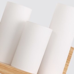 Aplique de pared con luz ambiental de estilo minimalista y protección ocular para el hogar.