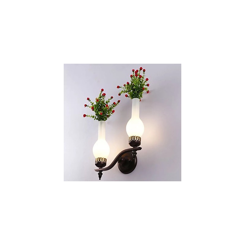 Pintura contemporánea moderna y contemporánea para apliques de pared con luz ambiental