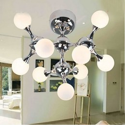 Lámpara de bola de cristal artístico
