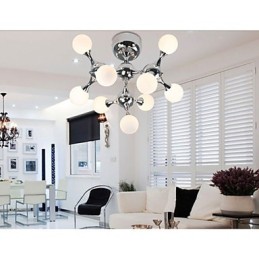 Lámpara de bola de cristal artístico