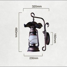Apliques de pared vintage Otros apliques de pared con luz descendente