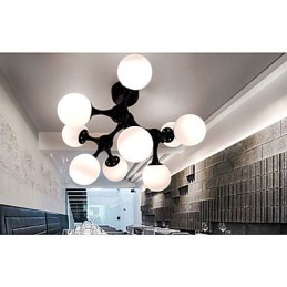 Lámpara de bola de cristal artístico