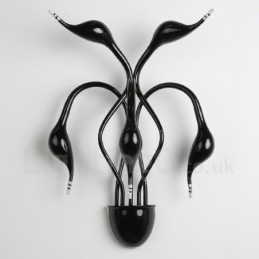 Aplique de pared con luz ambiental moderna y contemporánea en varios colores Swan Head