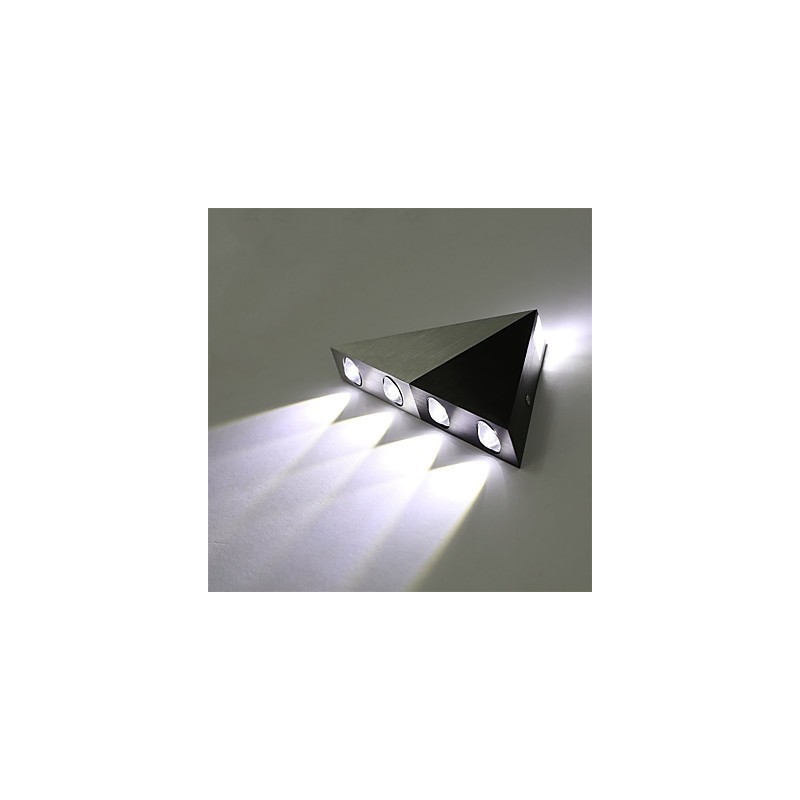 Aplique de pared triangular moderno, lámpara de pared de aluminio para pasillo interior, iluminación decorativa para estudio y restaurante.