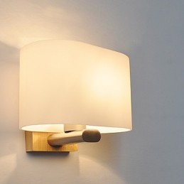 Apliques de pared con luz ambiental, estilo rústico, moderno y contemporáneo, para proteger los ojos.