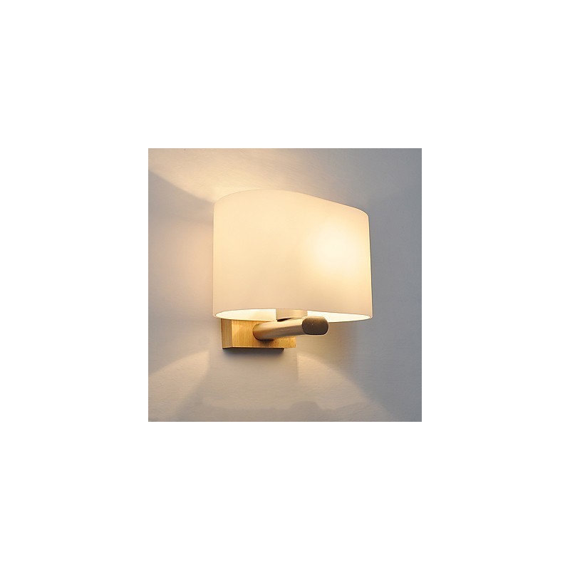Apliques de pared con luz ambiental, estilo rústico, moderno y contemporáneo, para proteger los ojos.