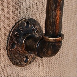 Lámpara de pared pequeña decorativa con pipa de agua sencilla y nostálgica