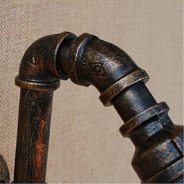 Lámpara de pared pequeña decorativa con pipa de agua sencilla y nostálgica