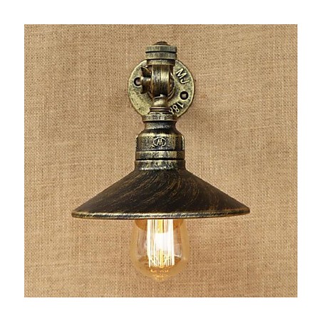 Apliques de pared con luz ambiental de estilo rústico tipo cabaña. Apliques de pared con luz ambiental de estilo rústico tipo cabaña.
